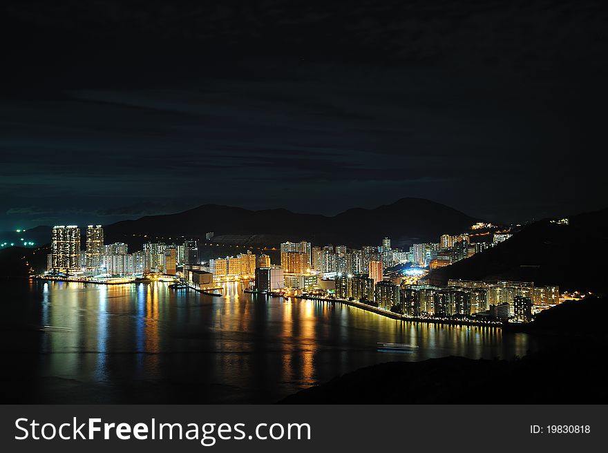 Hong Kong night scene