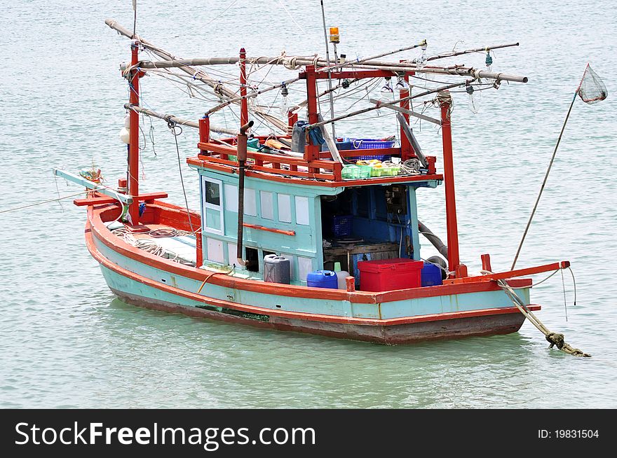 Fishing boat off the coast of Thailand