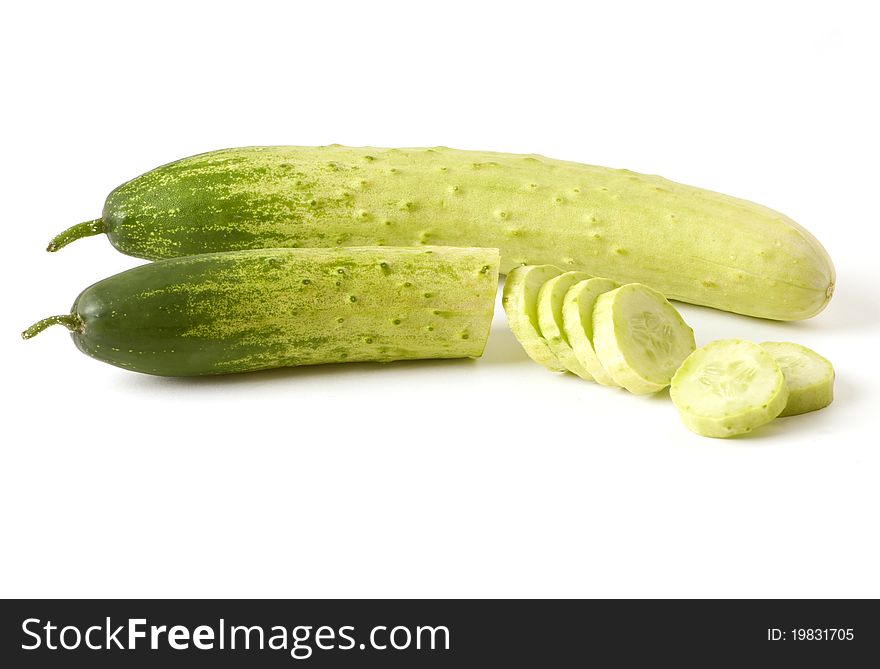 Cucumbers, Whole And Sliced