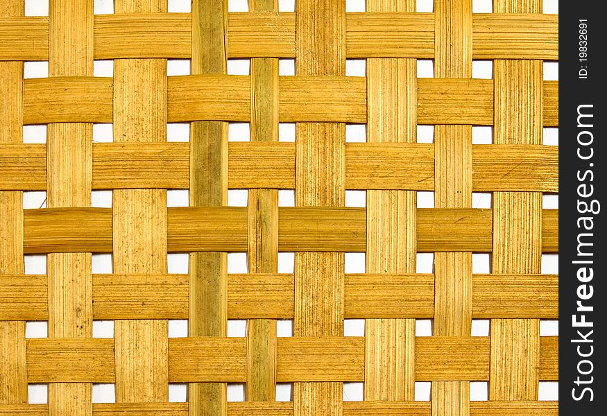 Bamboo weave texture for background