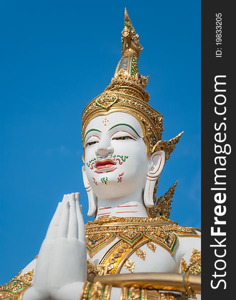 Angel statue in Thai style