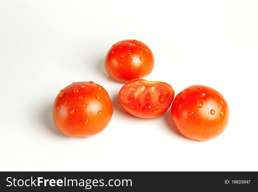South China, summers time, the tomato are the common vegetables