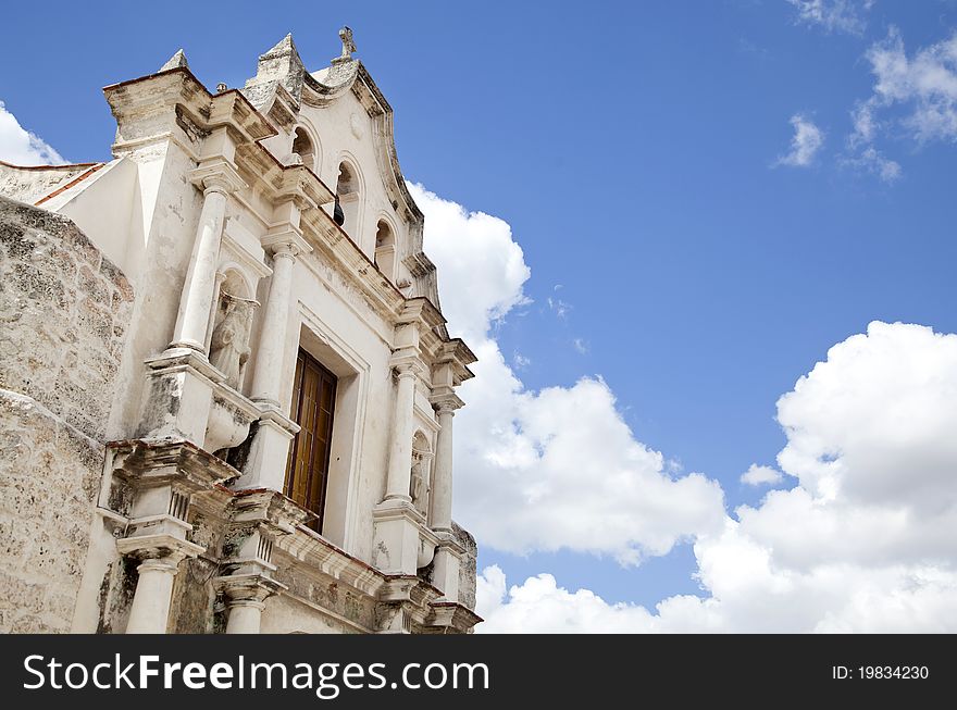 Baroque cathedral in Havana, Cuba. Baroque cathedral in Havana, Cuba