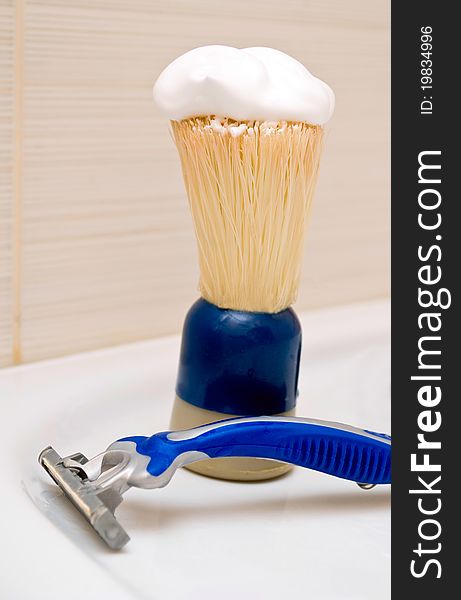 Razor And Shaving Brush