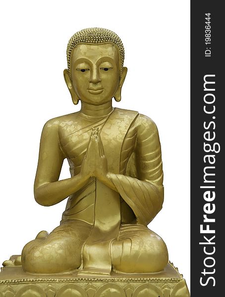 Golden buddha at Eastern , thaÃ¯land