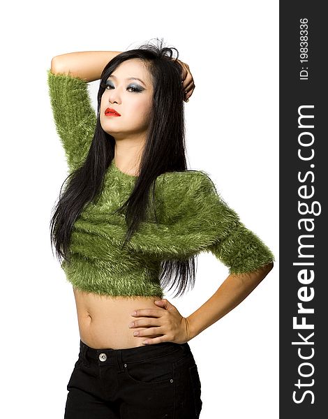 Asian Model Woman-Thai Ethnicity Beauty