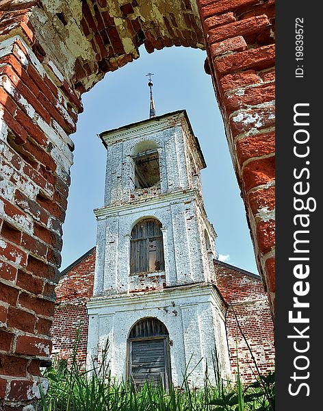 The bell tower of the Orthodox Church.