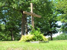 Cross With Thorns Royalty Free Stock Photos Cross With Thorns Royalty Free Stock Photos