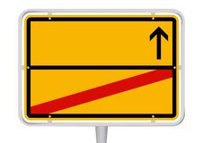 Blank Yellow Sign Royalty Free Stock Images Blank Yellow Sign Royalty Free Stock Images