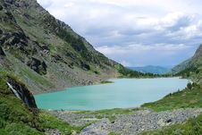 Alpine Lake Stock Photo