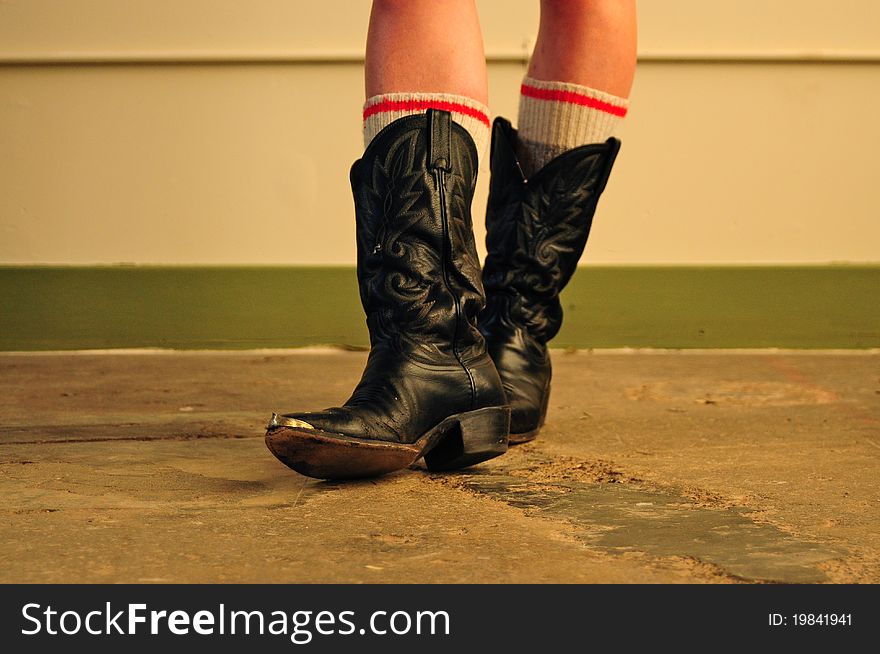 From a collection called Favorites, this model wore her favorite boots and her favorite socks. From a collection called Favorites, this model wore her favorite boots and her favorite socks.