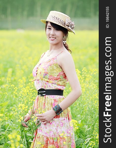 Asian Beauty In Rape Field