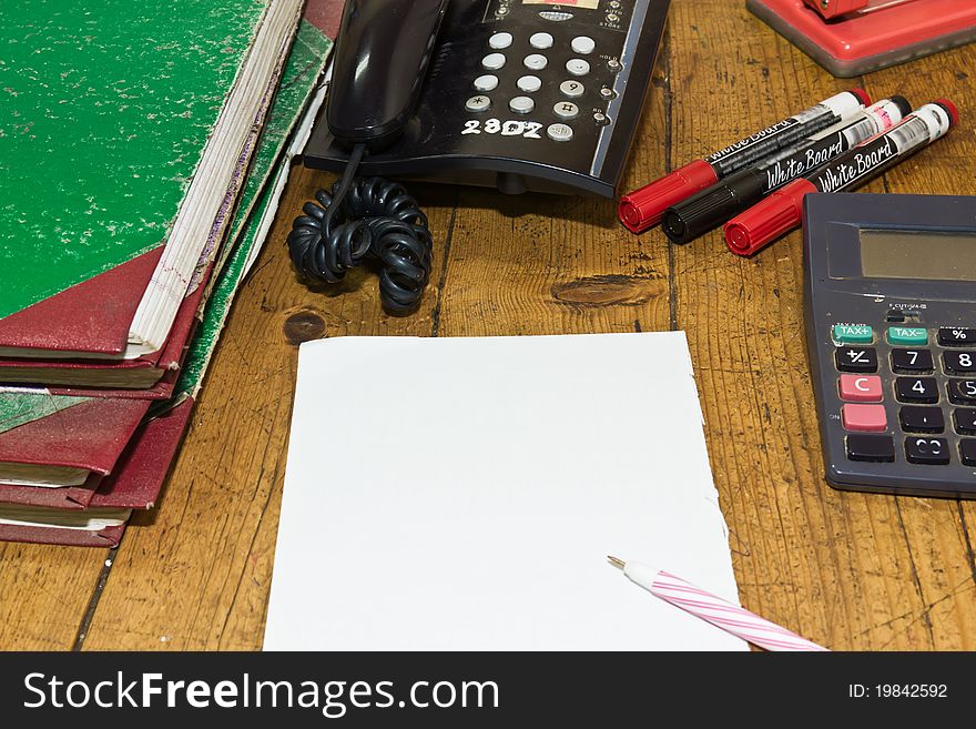 Desk, The Old And Dirty