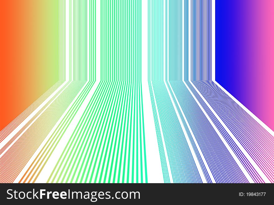 Computr generated multi colored lines background. Computr generated multi colored lines background