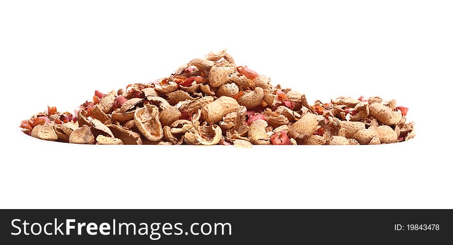 Peanut isolated on white background