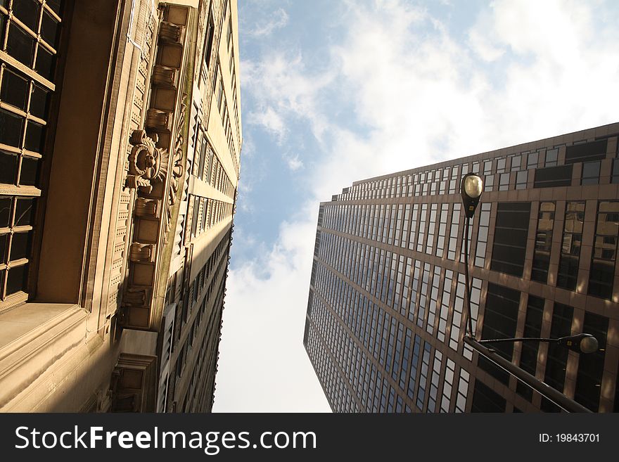 This picture was taken on a street in Chicago. This picture was taken on a street in Chicago.