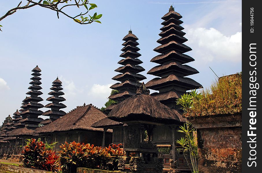 Taman Ayun Temple in Mengwi (Bali, Indonesia) on a beautiful sunny day. Originally dated from 1634. Taman Ayun Temple in Mengwi (Bali, Indonesia) on a beautiful sunny day. Originally dated from 1634.