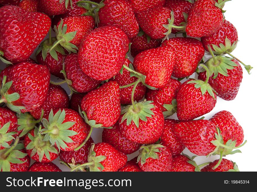 Fresh strawberry isolated on white background. Fresh strawberry isolated on white background.