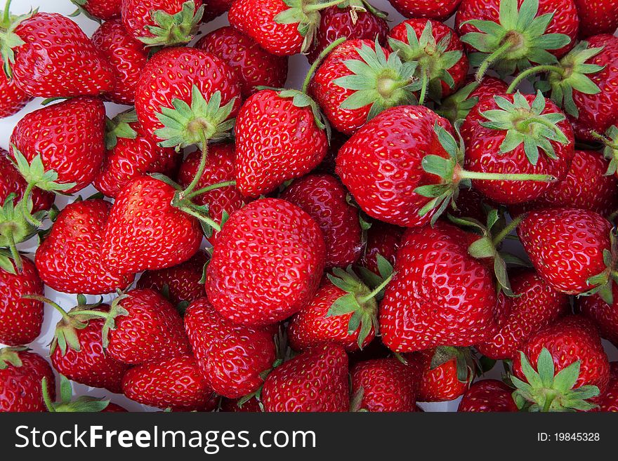 Fresh strawberry isolated on white background. Fresh strawberry isolated on white background.