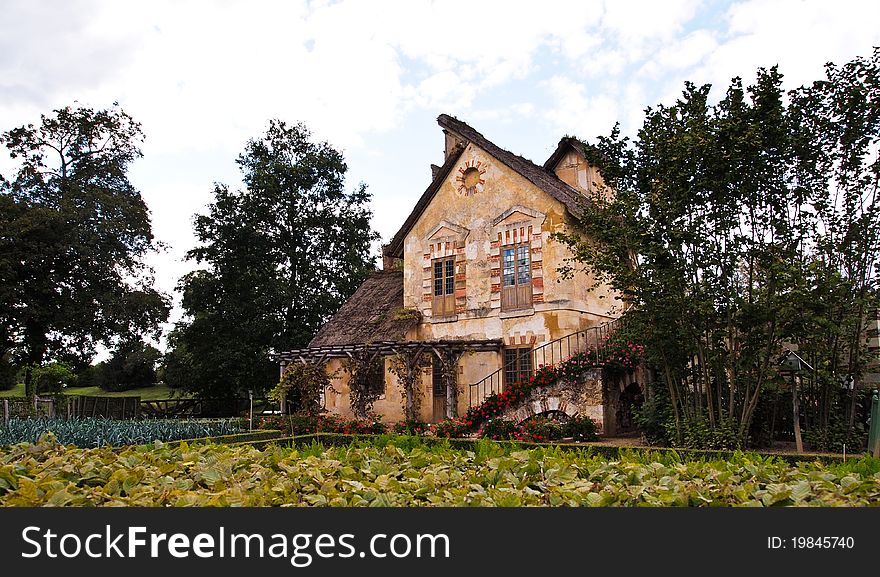 Farm house Marie Antoinette on Versailles grounds