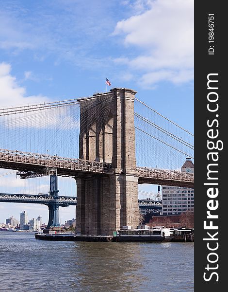 Brooklyn Bridge In New York City