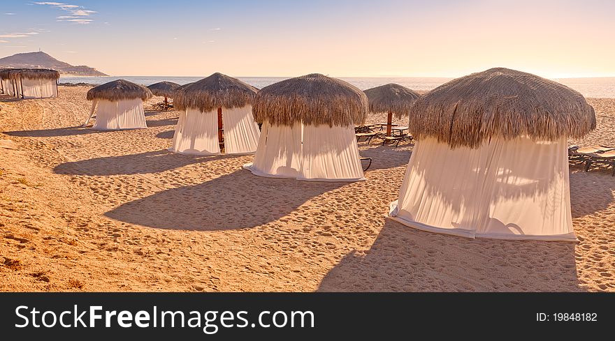 Tiki Huts And Massage Tents