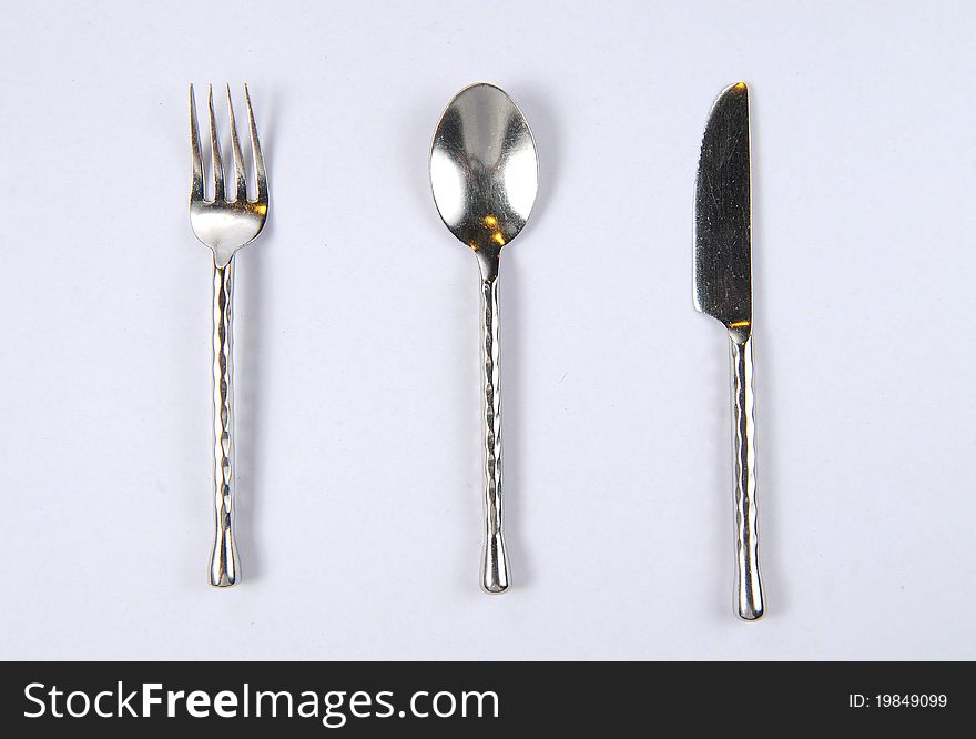 Spoon On White Background