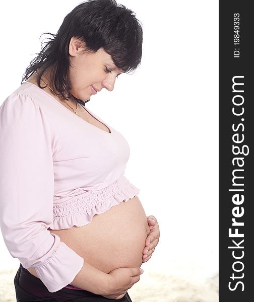 Pregnant Belly Portrait