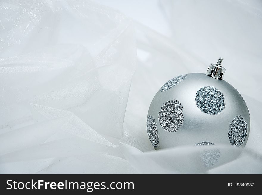 Silver Christmas Ball