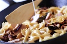 Pasta With Mushrooms Stock Photos Pasta With Mushrooms Stock Photos