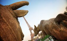 Paris (France) - Eiffel Tower Royalty Free Stock Photography Paris (France) - Eiffel Tower Royalty Free Stock Photography