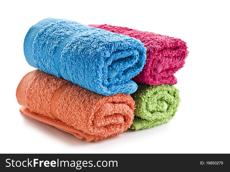 Fresh Rolled Up Towels