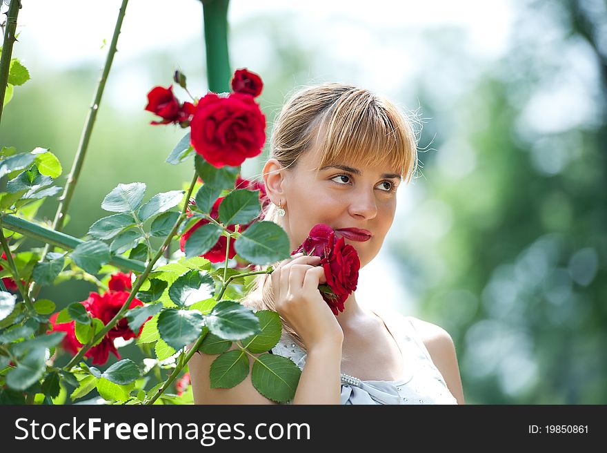 Beautiful portrait of a young sexy woman