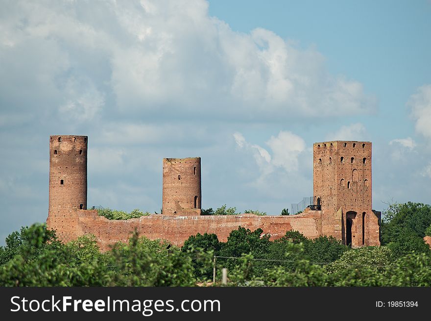 Medieval Castle of the Dukes in Poland. Medieval Castle of the Dukes in Poland