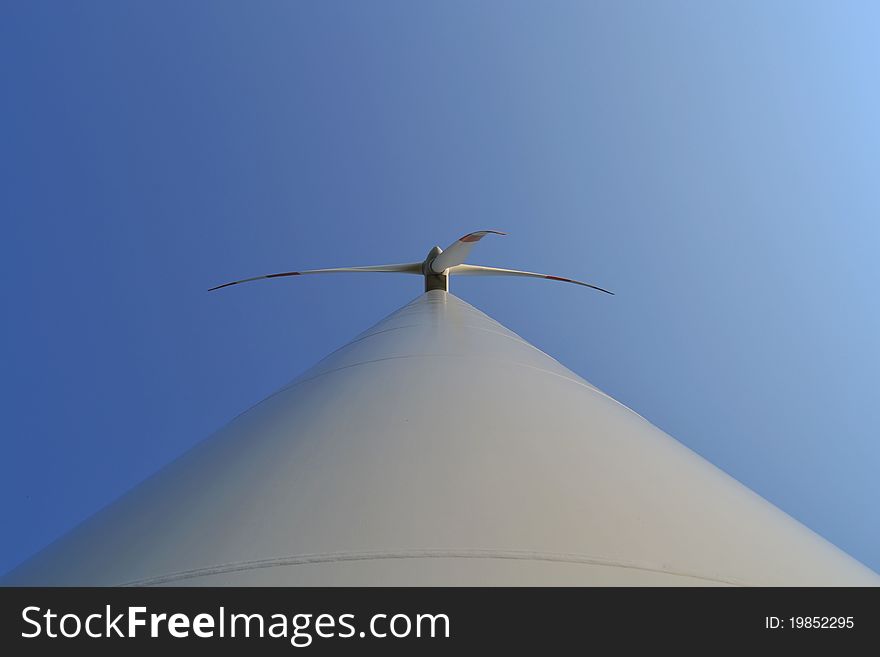 A wind turbine in germany.