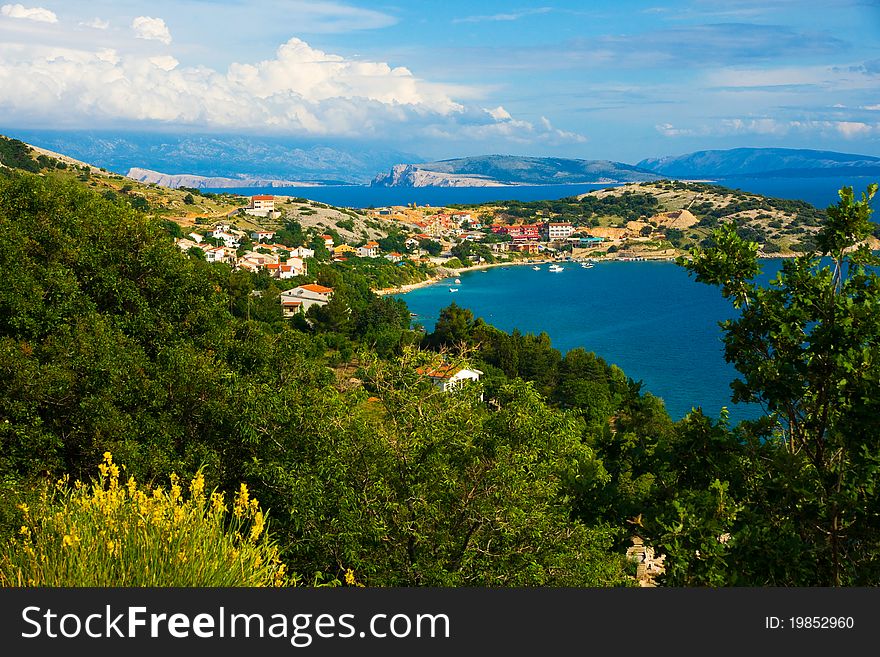 Adriatic coast , Krk island, Croatia