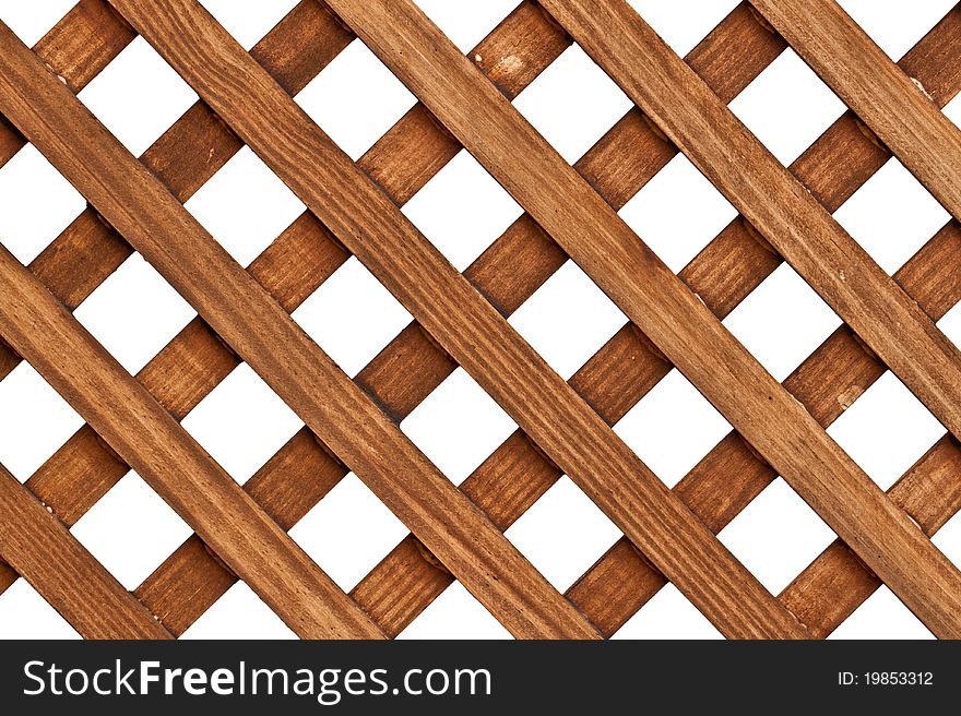 Close-up of wooden railing for use as background element.