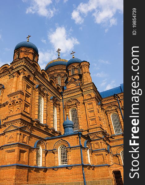 Majestic orthodox church in Kozelchina, Ukraine