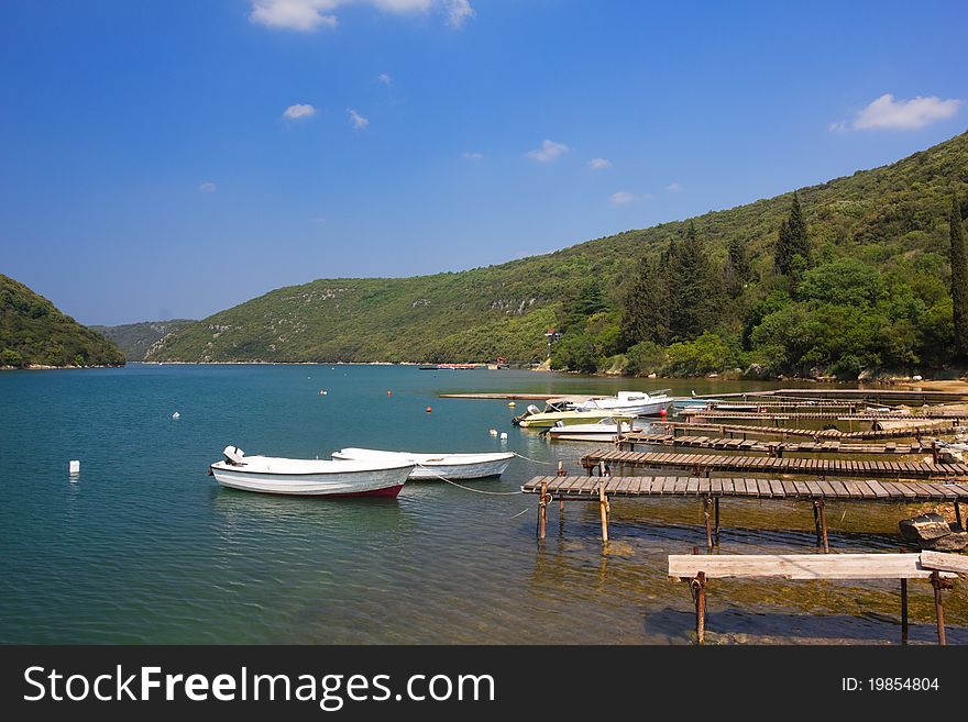 View of Limski channel, Croatia