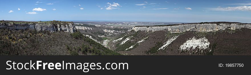 Travel into Crimean mountains in Ukraine. Travel into Crimean mountains in Ukraine