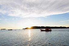 Beautiful Blue Sun Set At Kota Kinabalu Sabah Royalty Free Stock Photos Beautiful Blue Sun Set At Kota Kinabalu Sabah Royalty Free Stock Photos