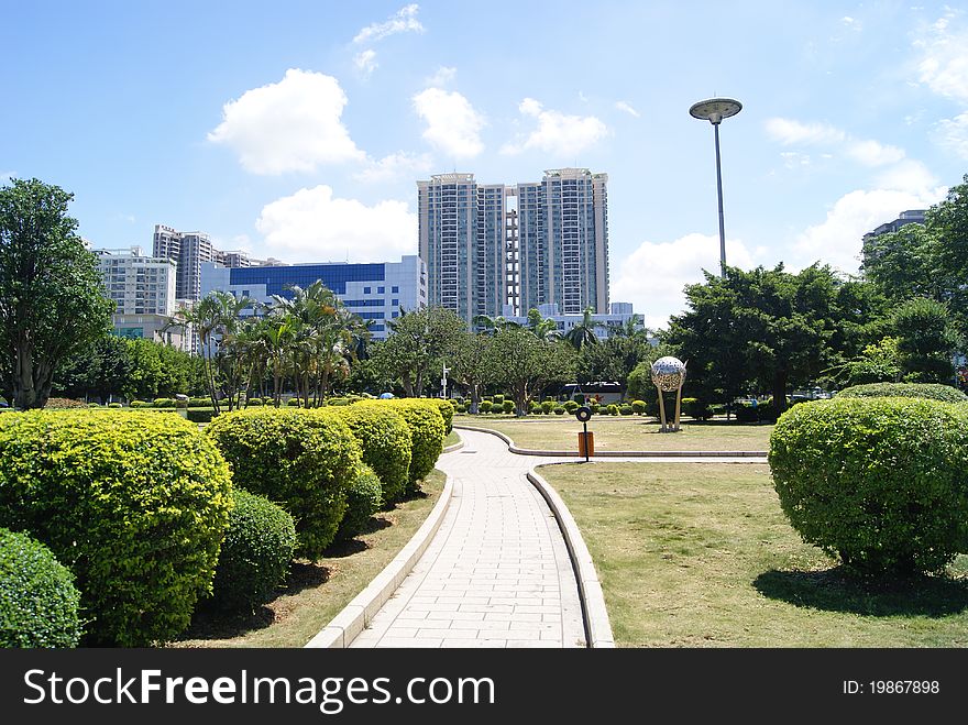 The Urban Landscape And Garden