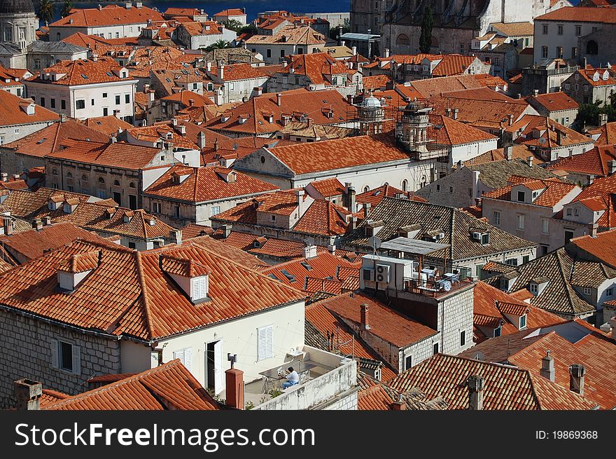 The Rooftops Of Dubrovnik