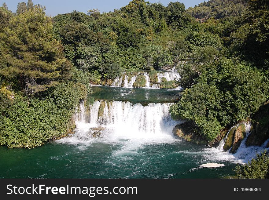 Waterfalls, Krka National Park, Croatia