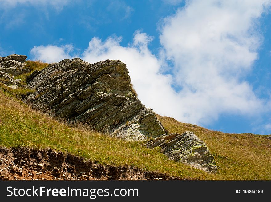 Mountain Rock And Sky