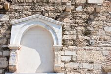 An Arch Wall In Greece Royalty Free Stock Photos An Arch Wall In Greece Royalty Free Stock Photos