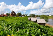 Bed Of Nettles At A Russian River Bank. Royalty Free Stock Images Bed Of Nettles At A Russian River Bank. Royalty Free Stock Images
