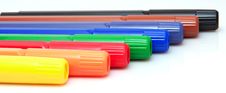 Colored Felt Tip Pens Royalty Free Stock Photos Colored Felt Tip Pens Royalty Free Stock Photos