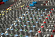 Sound Mixing Console Royalty Free Stock Photos Sound Mixing Console Royalty Free Stock Photos