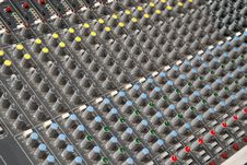 Sound Mixing Console Royalty Free Stock Image Sound Mixing Console Royalty Free Stock Image